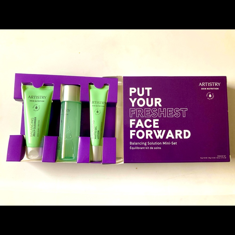 Amway Artistry Skin Nutrition Balancing Mini Set 3 pcs Balancing solution- new